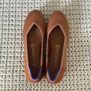 Rothy’s Women’s Size W8 Rust Round Toe Ballet Flats
